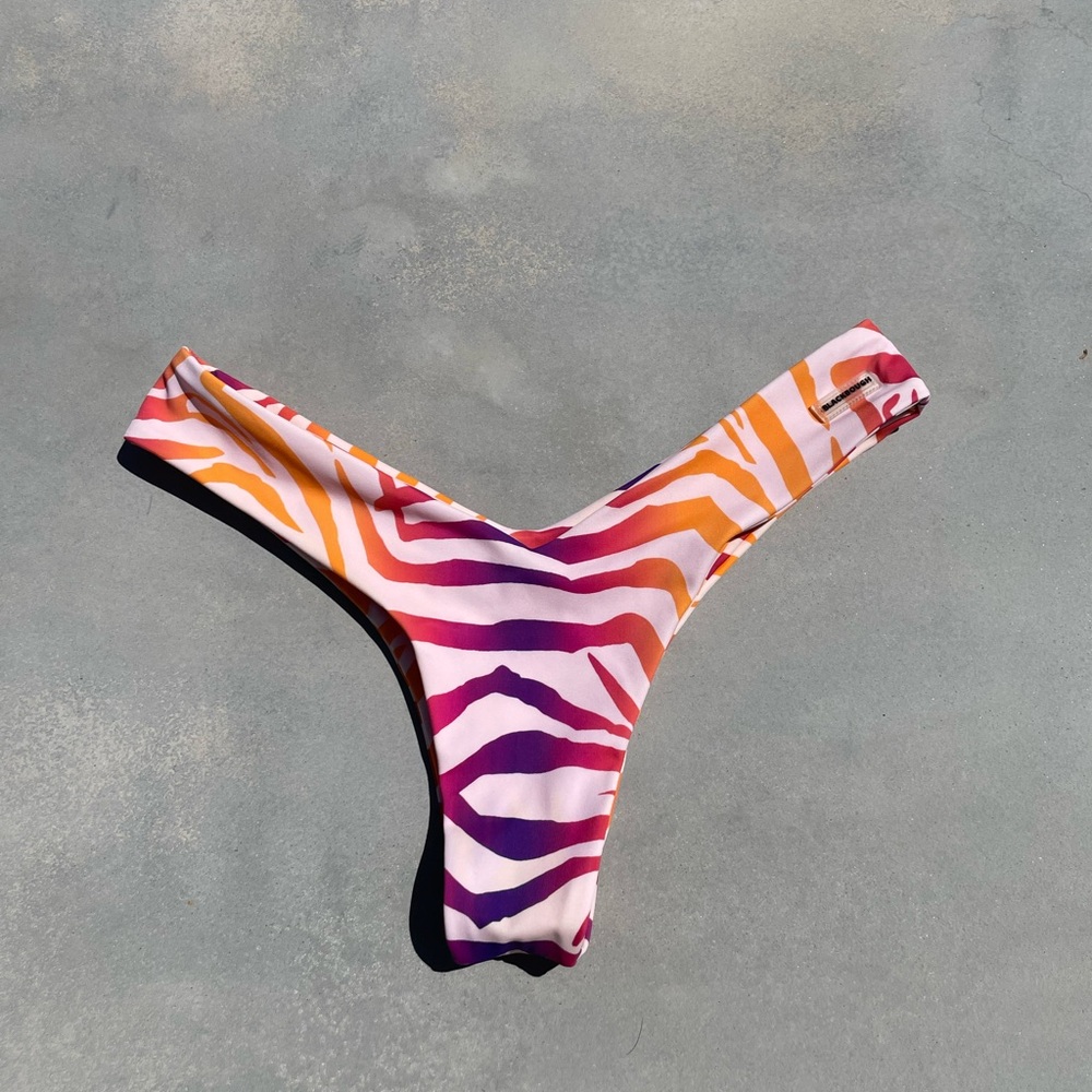 Blackbough Colorful Zebra Bikini Bottom